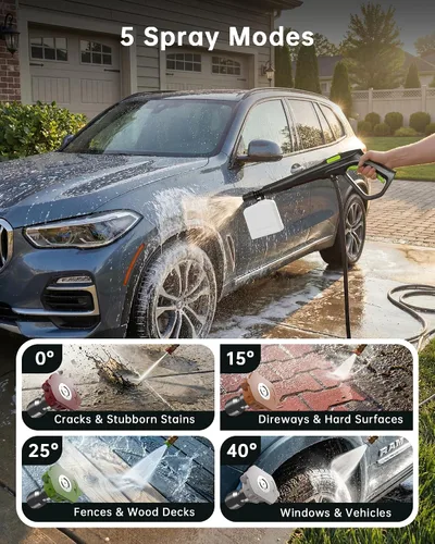 Vista 3 de ETOOLAB Pressure Washer, 5000PSI 3.0GPM for Cars, Fences, Patios, Driveway