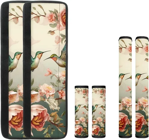 Vista 25 de DISNIMO Fundas protectoras de repuesto para refrigerador con diseño floral bohemio de libélula, fundas protectoras lavables para puertas de cocina