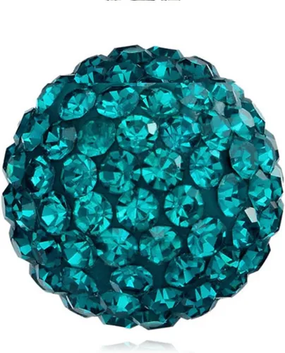 Vista 11 de RUBYCA Pave - Cuentas de arcilla de cristal checo para joyería Shamballa (20 unidades, 0.472 pulgadas, morado claro)