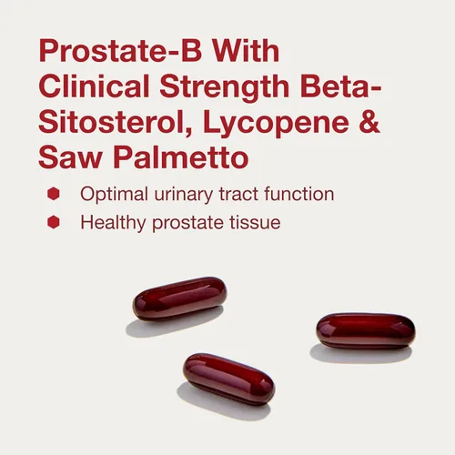 Vista 4 de PROTOCOL FOR LIFE BALANCE Prostate-B Clínica Fuerza Clínica, Hombres, 90 Cápsulas Blandas Prostate Health Supplement for Men, with Beta