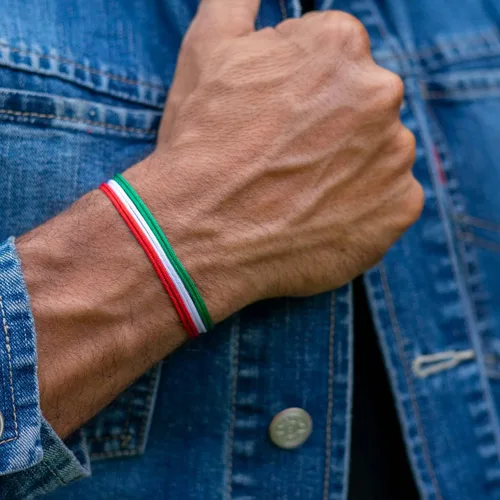 Vista 13 de World Cup Countries Soccer Flag Cord Bracelet for Men or Women - Country flag Pulsera bandera Pais Copa Mundial Futbol Hombre Mujer - Sports String