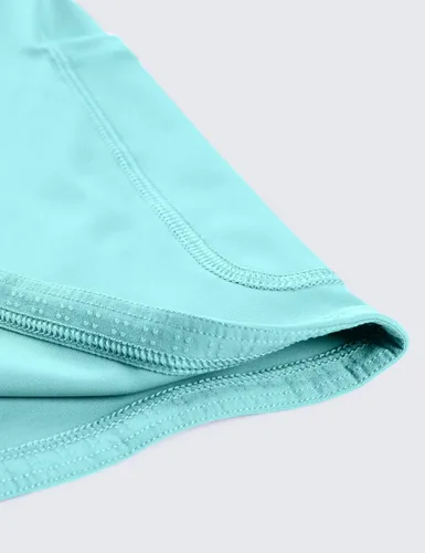 Vista 4 de CRZ YOGA Faldas de tenis de cintura alta para mujer con 3 bolsillos, faldas de golf, acampanadas, ligeras, bonitas, atléticas, casuales