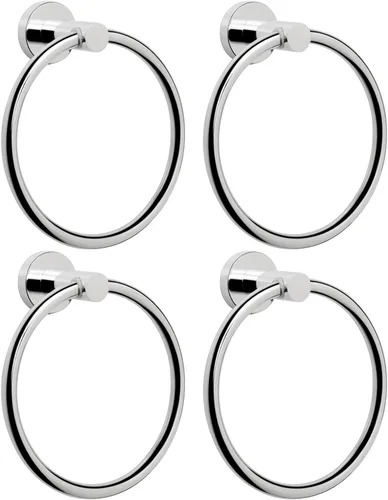 Vista 11 de NearMoon Anillo de Toalla de Baño, Accesorios de Ferretería de Baño - Soporte de Toalla de Mano de Acero Inoxidable Engrosado para Baño, Colgador