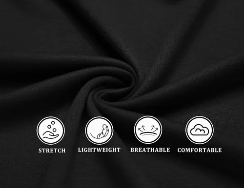 Vista 4 de COOFANDY Sudadera con capucha de entrenamiento de moda para hombre, ajuste muscular, mezcla de algodón, sudaderas de gimnasio de color sólido