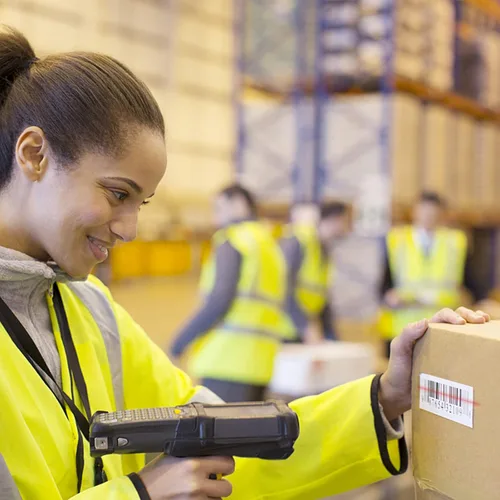 Vista 7 de BESTEASY Etiquetas térmicas directas de 2.25 x 1.25 pulgadas, 48 rollos de 1000 calcomanías térmicas de envío de direcciones de código de barras