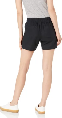 Vista 2 de Tienda Essentials Pantalón corto de lino con cordón de 5 pulgadas