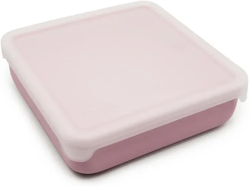 Vista 6 de melii Recipiente de silicona reutilizable para sándwiches Almacenamiento de alimentos resistente a fugas con tapa fácil de abrir, sin BPA, apto
