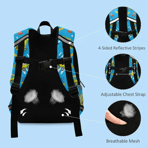Vista 4 de Glaphy Mochilas para niños, Excavator, Mochilas Daypack