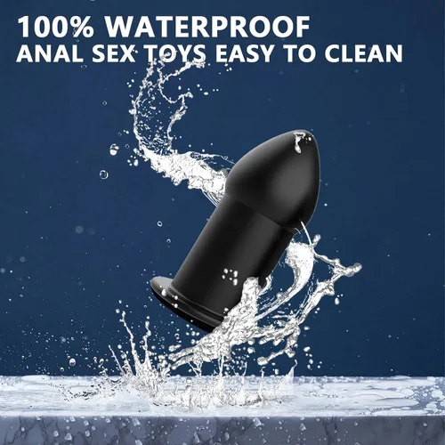 Vista 4 de AMAZBEE Juego de 5 tapones anales de silicona suave, dilatador anal hueco para adultos, juguete sexual anal, kit de bondage para hombres, mujeres