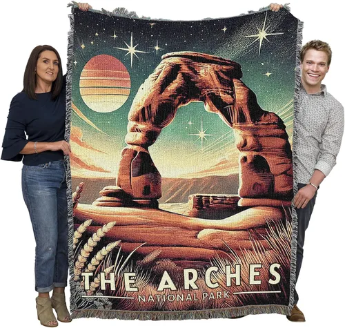 Vista 69 de Pure Country Weavers Manta del Parque Nacional Acadia, manta de tapiz de algodón para regalo, fabricada en los Estados Unidos, 72 x 54 pulgadas