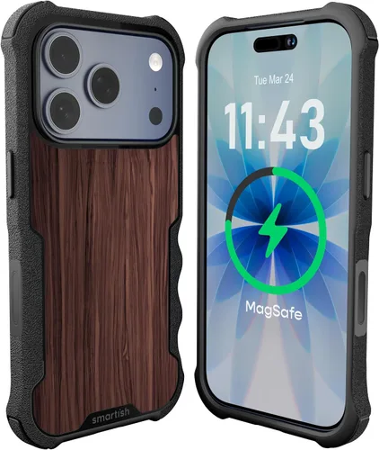 Vista 77 de Smartish Funda para iPhone 12 Pro Max Armor - Gripzilla [resistente + protectora] Funda de agarre delgada y resistente - Black Tie Affair