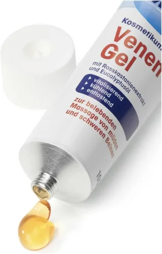 Vista 5 de Mivolis Gel de vena dm con extracto de castaño de indias y aceite de eucalipto, 3.4 fl oz / 3,38 oz