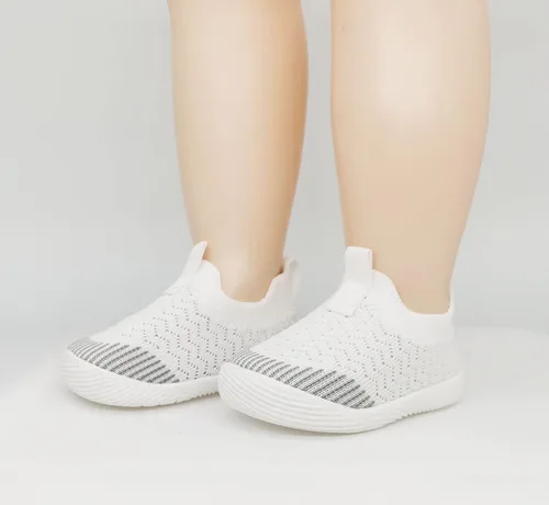 Vista 2 de Zapatos de bebé para niño y niña, zapatos para caminar sin cordones para bebés, zapatos para primeros pasos, 6, 9, 12, 15, 18, 24 meses