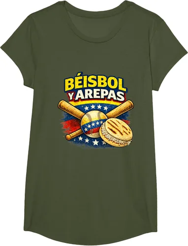 Vista 109 de Camiseta Beisbol y Arepas Venezuelas Baseball Pride Team 2026