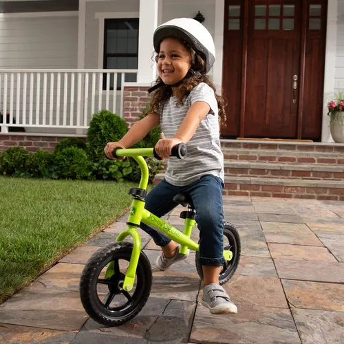 Vista 7 de TOMY John Deere - Bicicleta de equilibrio para niños y niñas de 10 pulgadas, resistente y ligera, bicicleta para niños pequeños con barras de mango
