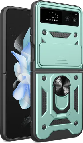 Vista 102 de Compatible con Tecno Pova Neo 2 Bracket Shell, con cubierta deslizante para lente de cámara compatible con Tecno Pova Neo 2 LG6n Case Negro