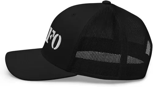 Vista 6 de RIVEMUG FAFO Fuck Around and Find Out - Gorra de camionero curvada con corona media ajustable