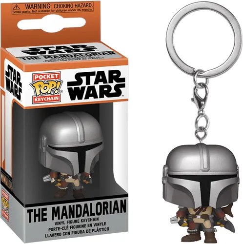 Vista 4 de Funko Pop! Llavero: The Mandalorian - El Mandaloriano
