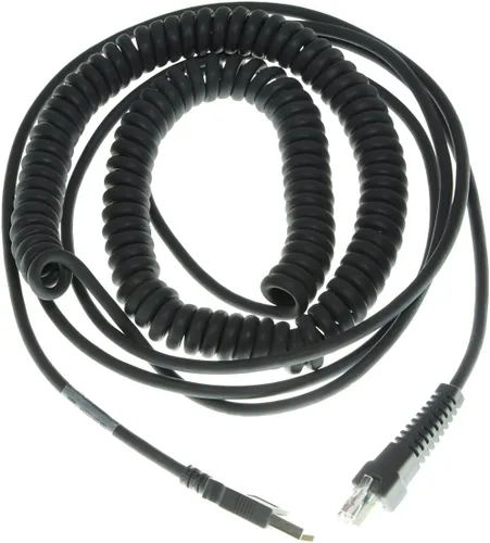 Vista 6 de Arkscan Cable USB compatible con escáneres de código de barras Zebra Motorola y Symbol modelo CBA-U01-S07ZAR (6.6 ft/6 pies planos)