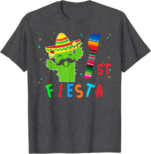 Vista 28 de Camiseta mexicana para fiesta temática de cumpleaños a juego, Negro, S