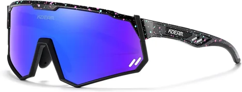 Vista 21 de Gafas de sol polarizadas deportivas para mujeres y hombres, UV400, gafas de ciclismo, béisbol, correr, pesca, al aire libre, resistentes al viento