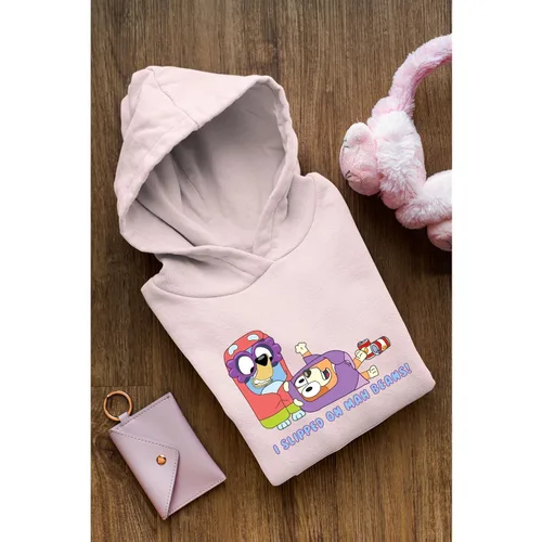 Vista 2 de I Slipped On Mah Beans Hoodies, B.luey Birthday Girl Hoodie, B.luey Birthday Squad Hoodie, B.luey Birthday party Team, B.luey Birthday Party Hoodie