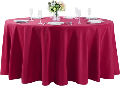 Vista 33 de Mantel rectangular de tela de poliéster lavable de 60 x 120 pulgadas, para decoración de bodas, fiestas, comedores, banquetes