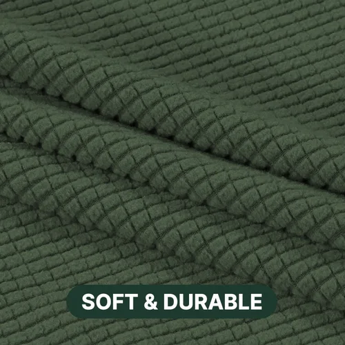 Vista 4 de H.VERSAILTEX Funda elástica para sillón con cojín en forma de T, fundas de cojín en T para sillón y sofá de sala de estar, funda para sofá, funda