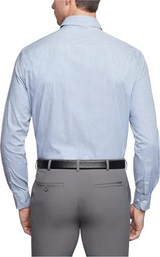 Vista 2 de Van Heusen Men's Dress Shirt Regular Fit Pinpoint Stripe