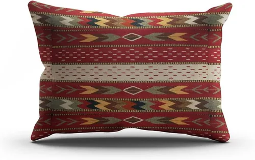 Vista 9 de Funda de almohada decorativa con cremallera oculta para sofá del hogar, funda de cojín cuadrada de 16 x 16 pulgadas, diseño romántico del suroeste