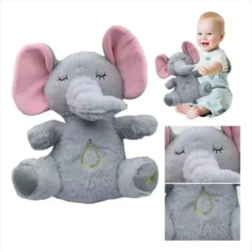 ELEFANTE DE PELUCHE RELAJANTE NIÑOS de DTS IMPORTADORES