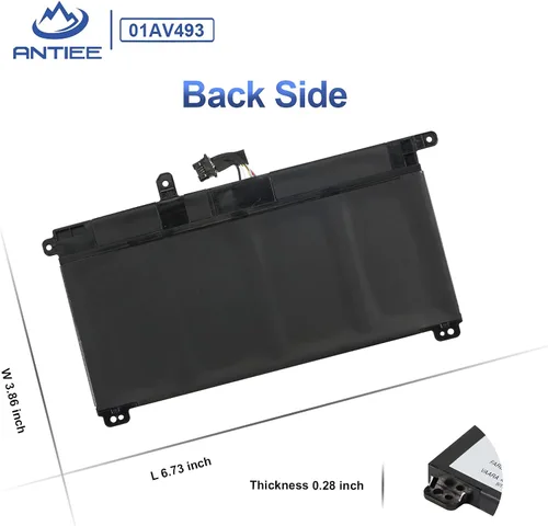 Vista 5 de 00UR891 01AV493 SB10L84121 Reemplazo de batería para portátil Lenovo ThinkPad T570 T580 P51S P52S Series 00UR890 00UR892 SB10L84121 SB10L84122