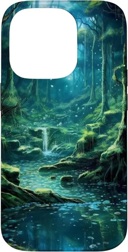 Vista 17 de iPhone 16 fantasy and enchanted Magic forest Case