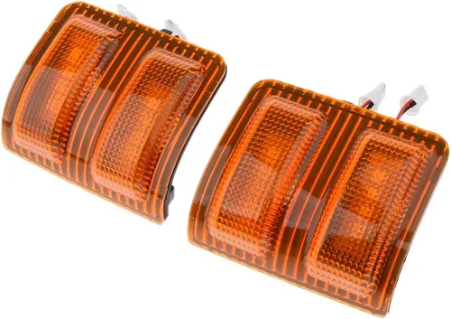 Vista 2 de Luces de posición de espejo lateral LED compatibles con FORD F250 F350 F450 F550 Super Duty 2008-2015, luz de señal de giro de espejo lateral