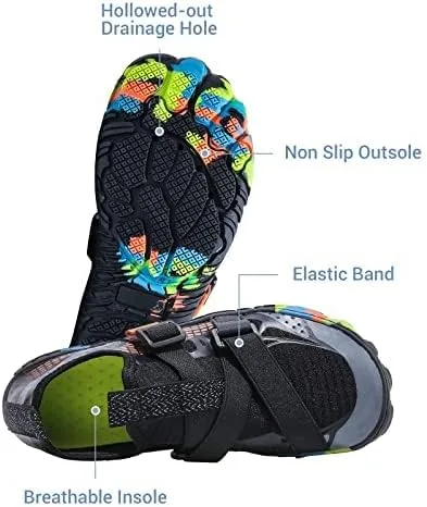 Vista 6 de Water Shoes for Women Men Quick Dry Aqua Socks Unisex Non-Slip Barefoot Shoes for Outdoor Sports Surfing, Swimming, Beach Sports, Kayaking