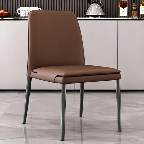 Vista 12 de Sillas de cocina de comedor, sillas de comedor con patas de metal, sala de estar, comedores apilables, silla de cocina, silla de comedor al aire