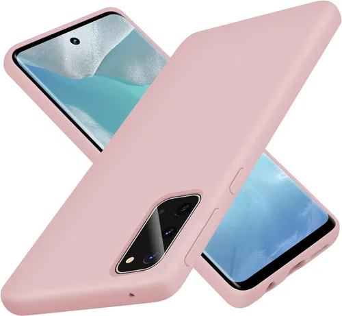 Vista 12 de Funda para Galaxy S20 de 6.2 pulgadas (2020), silicona líquida suave protectora y forro de microfibra antiarañazos, a prueba de golpes, compatible