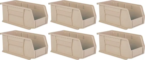 Vista 14 de Hudson Exchange Contenedor de Almacenamiento de Plástico Apilable y Contenedor Colgante de 11" x 5-1/2" x 5" (Negro, 1 Paquete)