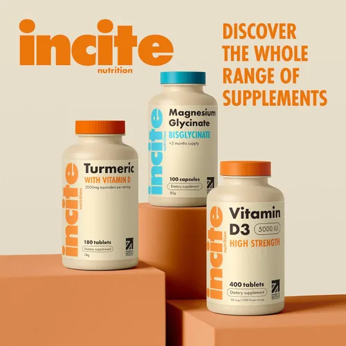 Vista 8 de Incite Nutrition Vitamina D 5000 IU - 400 Tabletas Micro de Vitamina D3 de fácil deglutición de alta potencia - Alto contenido en colecalciferol VIT
