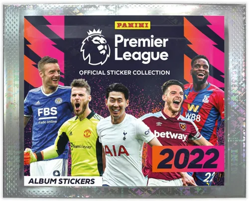 Vista 5 de Panini Colección de calcomanías de la Premier League 2022 (100 paquetes)