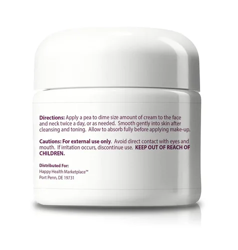 Vista 3 de 2X Oceanic Skin Care Cream - Crema antienvejecimiento para 2 meses de suministro - Crema facial nutritiva con infusión de colágeno y vitaminas