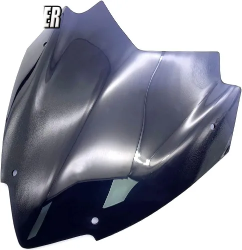 Vista 6 de GLoyer Motorcycle Windshield Compatible with XMAX300 250 X-MAX250 X-MAX300 X-MAX 300 250 2017 2018 2019 2020 Touring Sport Windshield Visor Black