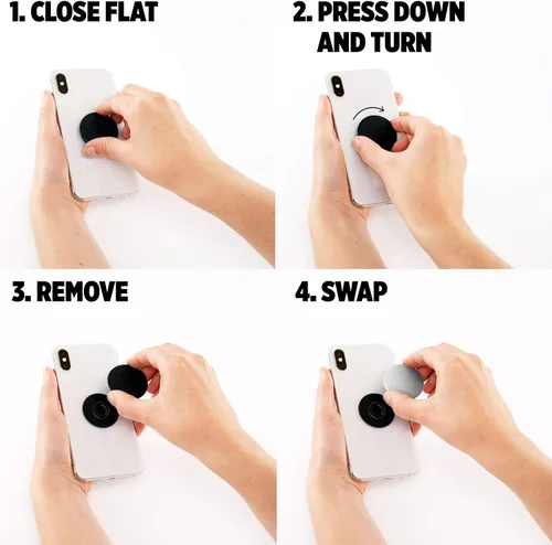 Vista 8 de PopSockets- Soporte expansible intercambiable.