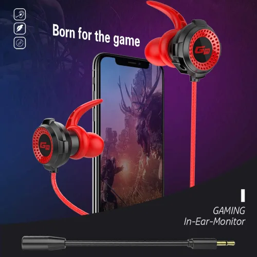 Vista 2 de Bluelans Auriculares para videojuegos con cable con micrófono auriculares intraurales para juegos para PS5S PS4 Xboxs Nintendos Switch Playstations