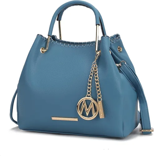 Vista 9 de MKF Collection Mia K - Bolso de mano para mujer, de piel vegana, con asa superior, bolso de mano