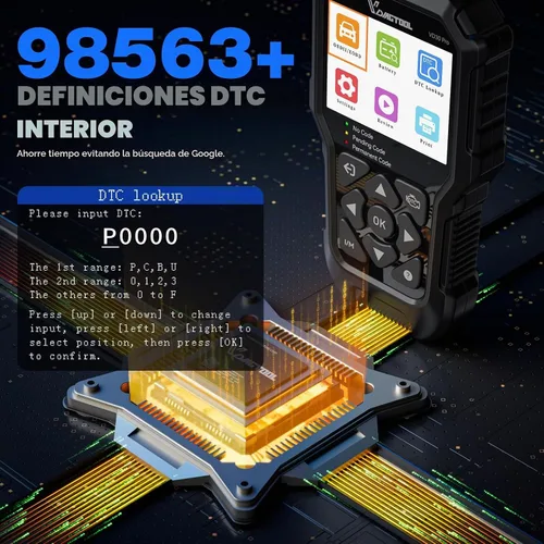 Vista 7 de VDIAGTOOL VD30 Pro - Lector de código de automóvil, herramienta de diagnóstico OBD2 para automóviles y camiones, lector de códigos Check Engine