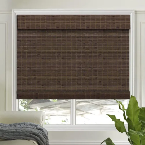 Vista 19 de LETAU - Cortinas de madera para ventanas con cenefa, filtran la luz
