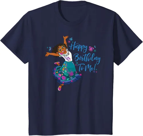 Vista 43 de Disney Camiseta Encanto Mirabel Madrigal ¡Feliz cumpleaños a mí! Negro