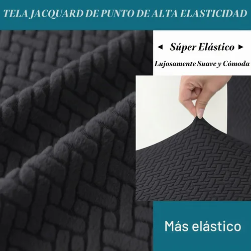 Vista 3 de HFCNMY Fundas para Taburete Rectangulares, Paquete de 4 Fundas Elásticas Rectangulares para Taburete de Bar Fundas para Taburete de Tocador Jacquard