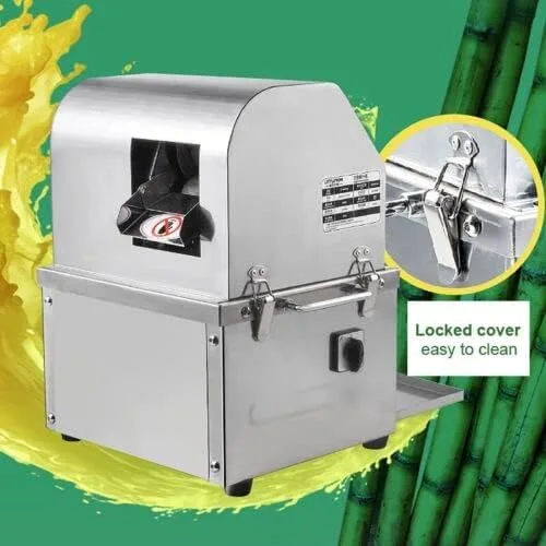Vista 5 de máquina eléctrica comercial 220V de la prensa del jugo de la caña de azúcar del Juicer de la caña de azúcar 800W
